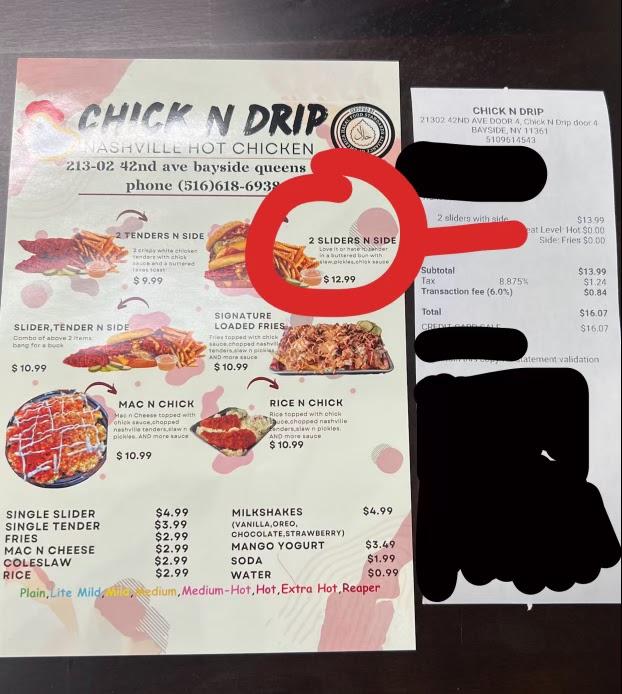 Chick N Drip (Nashville Hot Chicken) Menu image 1