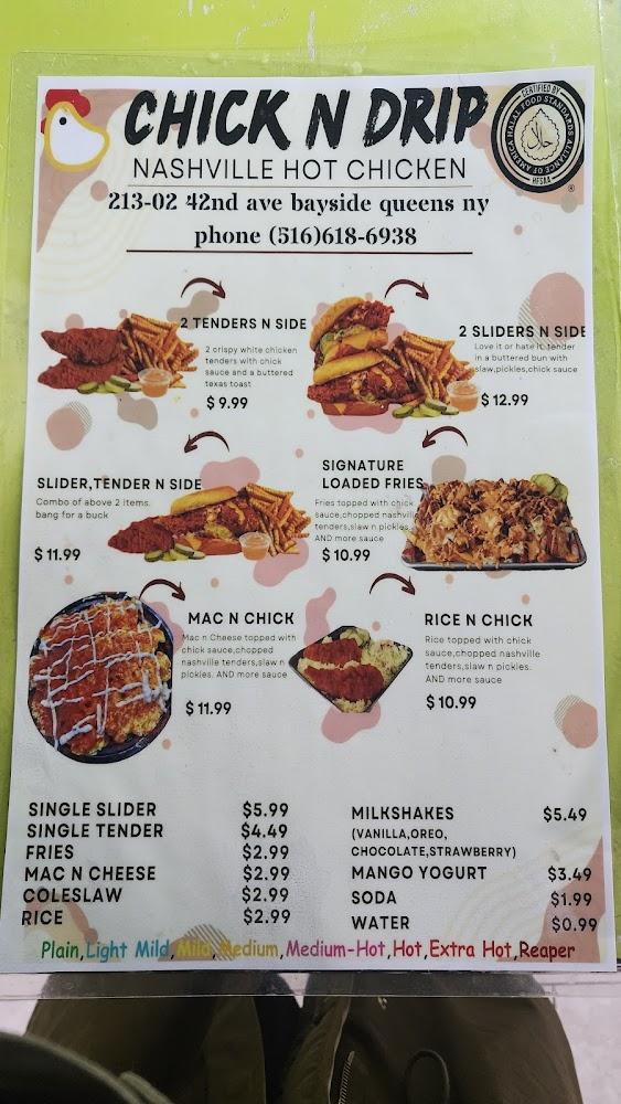 Chick N Drip (Nashville Hot Chicken) Menu image 2