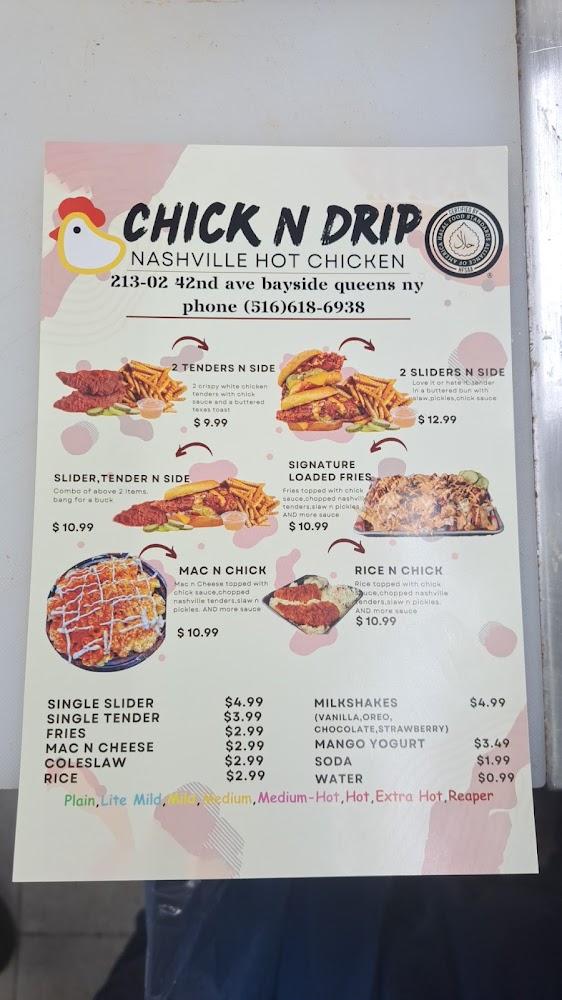 Chick N Drip (Nashville Hot Chicken) Menu image 3